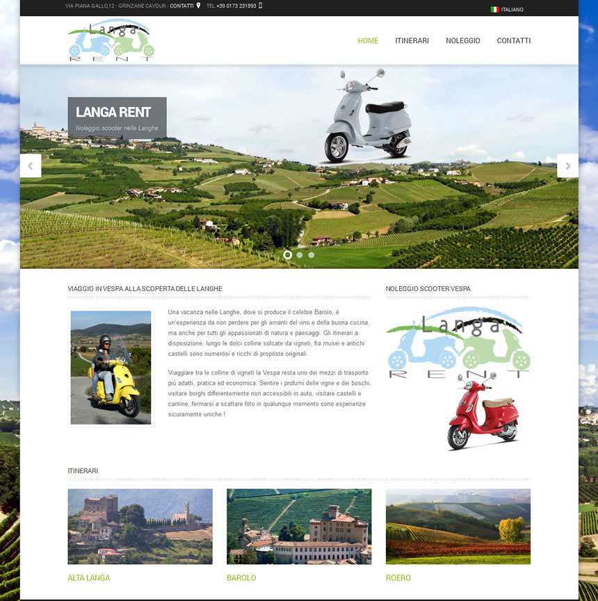 Langa Rent Vespa